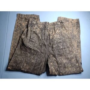 BDG Urban Outfitters Cargo Pants Women's Size S Washed Brown Zip Ankle